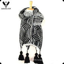 2016 New Heavy Winter Hand Knit Crochet Thick Scarf Hang Fringe